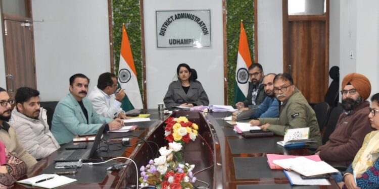 DC reviews physical, financial progress achieved under HADP in Udhampur