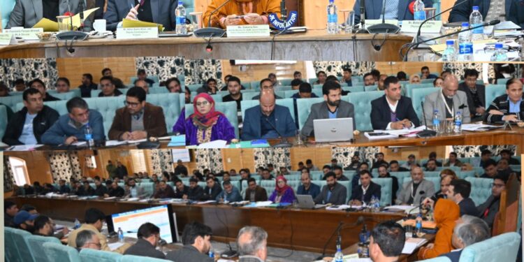 Sakeena Masood visits Kulgam, reviews district’s development landscape