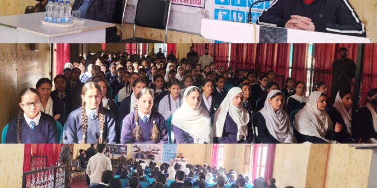 MVD Doda conducts Road Safety Awareness Programs in Thathri, Gandoh