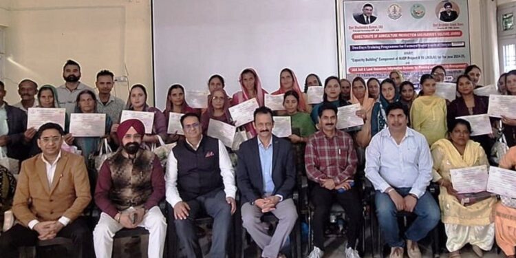District-Level Training on Soil Health Management concludes at Udhampur