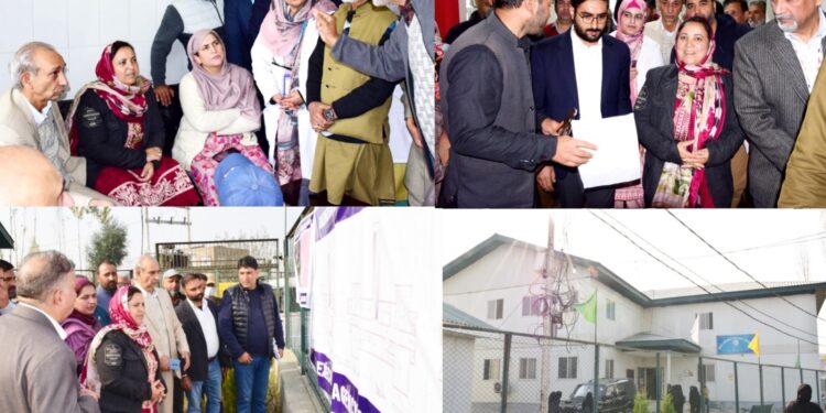 Sakeena Masood visits Budgam, inspects healthcare facilities at CHC Chattergam, SDH Chadoora