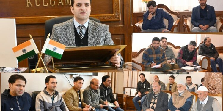 DC Kulgam reviews arrangements for Urs of Hazrat Mir Syed Ali Simnani (RA)