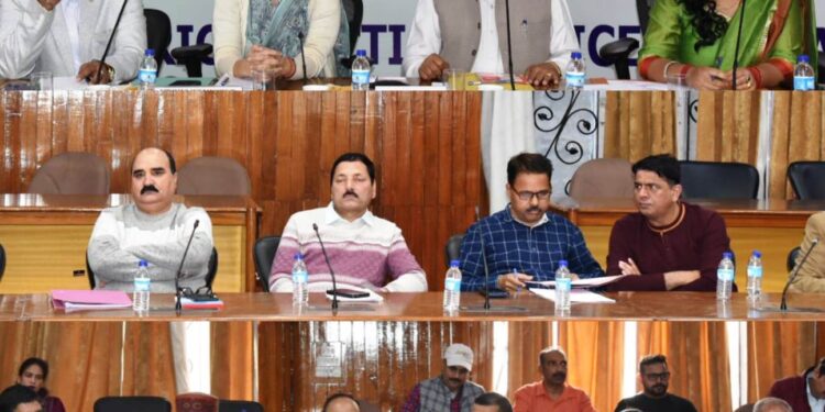 DDC Chairperson reviews progress of works under District Capex Budget, ADP, various grants across Udhampur district