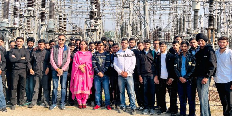 Govt Polytechnic Jammu takes students on Technical Visit to Gladni Grid Station