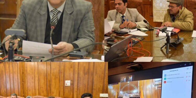 DC Bandipora reviews Action Plan for Revival, Restoration, Preservation & Maintenance of Ancient Cultural Heritage