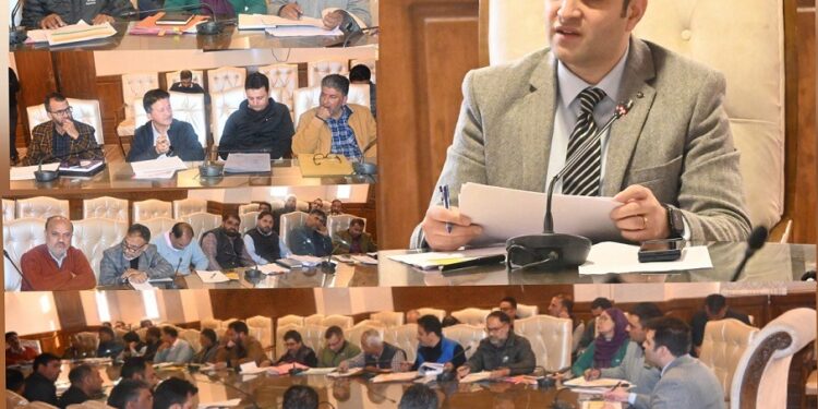 DDC Kulgam reviews progress of Works under District Capex Budget 2024-25