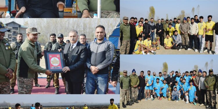 Shaheed Constable Abdul Rashid Mir Memorial Football Tournament concludes in Bandipora