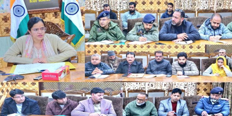 DC Kupwara chairs Road Safety Committee meeting