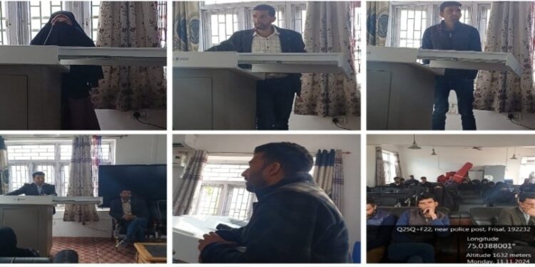 Seminar on “Maulana Abul Kalam Azad & Indian Education” Conducted at GDC Frisal