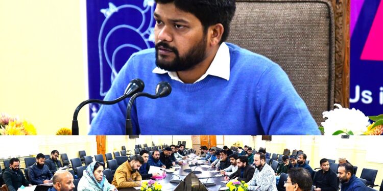 DC Ganderbal reviews functioning of Revenue Department