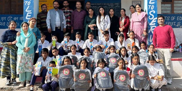 SWD hosts awareness session on welfare schemes at Govt. High School Samroli