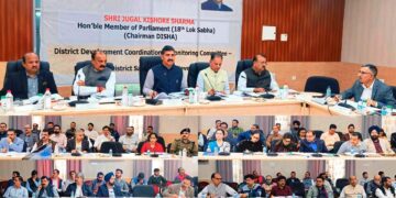 DISHA Meeting: MP Jugal Kishore Sharma reviews developmental activities in District Samba