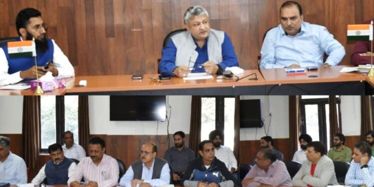 DC Reasi reviews pace of project execution across key sectors