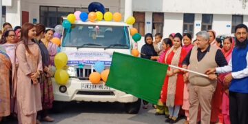 DC Reasi flags off “Poshan on Wheels” Van to promote nutrition awareness
