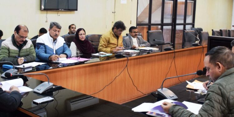 DDC reviews implementation of Pradhan Mantri Adi Adarsh Gram Yojana in Poonch District