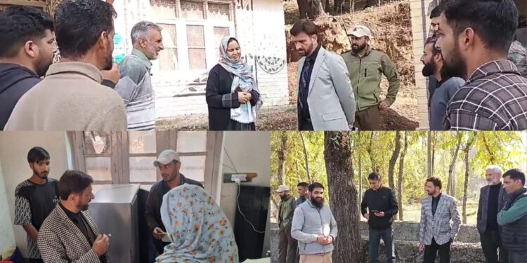 ADC Handwara inspects Tehsil offices Langate & Qalamabad