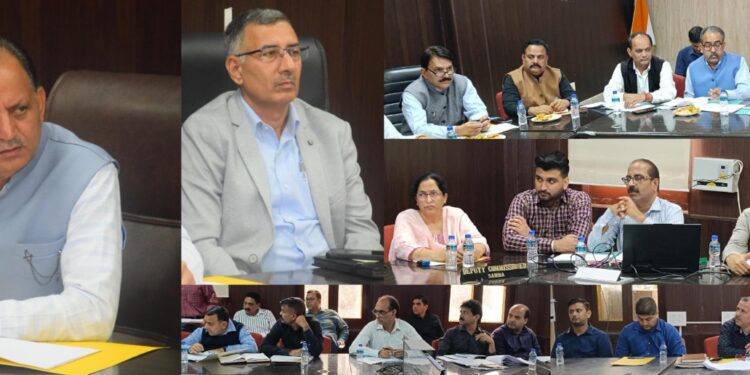 Chairman DDC Samba reviews developmental projects under CAPEX 2024-25 Budget