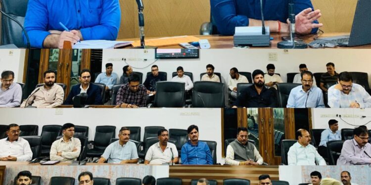 DC Kathua reviews progress of Jal Jeevan Mission Projects