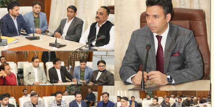 DEO Srinagar chairs Account Reconciliation meeting of Contesting Candidates of GELA-2024