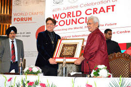 Lieutenant Governor attends 60th anniversary celebration of World Crafts Council at Srinagar My dream is to make “Made in Jammu Kashmir” creative products famous and integral part of the households across the world: LG Sinha