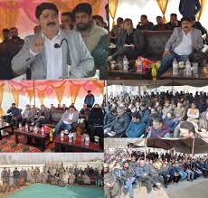 MLA Sonawari along with DC Bandipora holds Mega Public Darbar at Nowgam, Sumbal