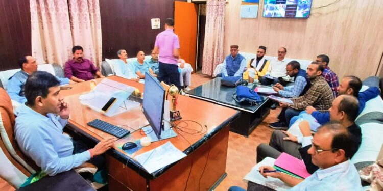Expenditure Reconciliation meeting conducted for Basohli, Billawar and Bani Assembly Constituencies