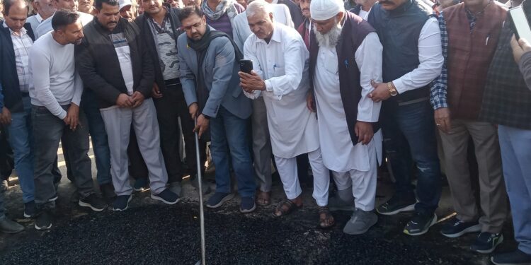 Satish Sharma launches development works worth Rs 12 crore