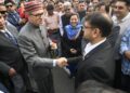 Chief Minister Omar Abdullah receives grand reception at Civil Secretariat Jammu