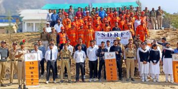2-Day district level mock exercise on earthquake, landslide, and other natural disasters concludes at Kishtwar