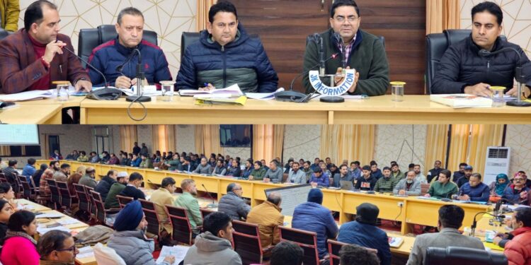 DC Kishtwar reviews development activities across designated Model Panchayats
