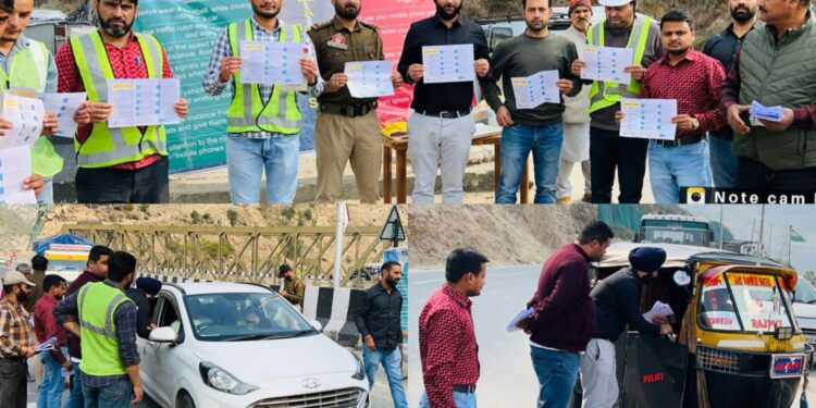 Road Safety Awareness Program organized by NHIDCL, MVD Department at Pul Doda