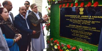 CM Omar Abdullah reaffirms his commitment to development of Ganderbal, launches Paribal-Takanwari Bridge Project