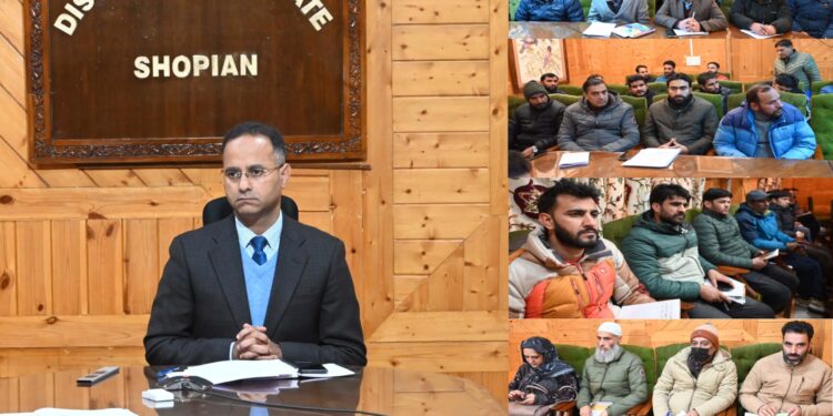 DDC Shopian chairs meeting on conduct of Gram Sabhas