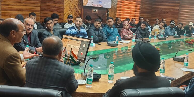 Director Agriculture inaugurates physical training of SATHI portal phase II