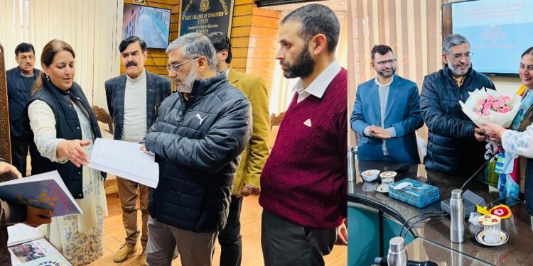 Chairman NCTE visits Government College of Education Srinagar