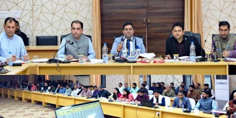 DC Kishtwar reviews implementation of key RDD Sector Schemes