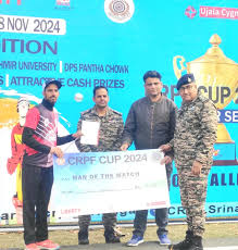 MLA Gymkhana Budgam claims back-to-back victory in CRPF Cup 2024 T20