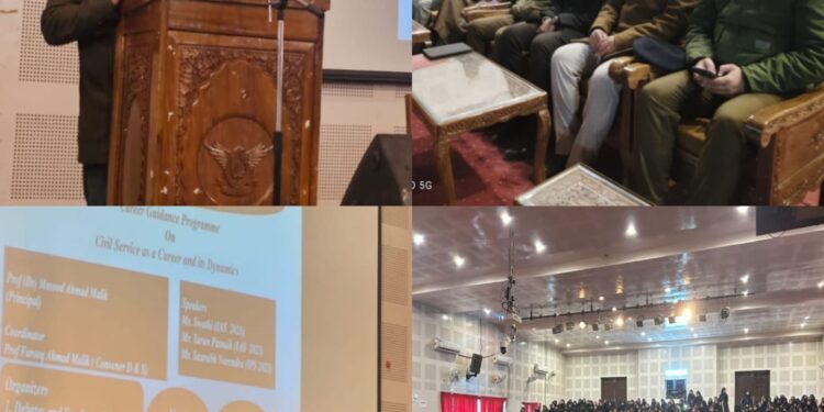 Career guidance program on Civil Services held at Womens College Anantnag