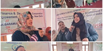 JKWDC holds awareness camp, loan Mela at Tujjer Baramulla