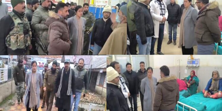 DC Kupwara visits SDH Kupwara, PHC Trehgam; takes stock of health care facilities