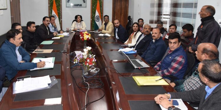 DC reviews implementation of credit-linked schemes in Udhampur