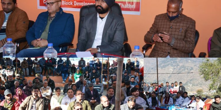 DC presides over Block Diwas Programme at Panthan- Block Thathri