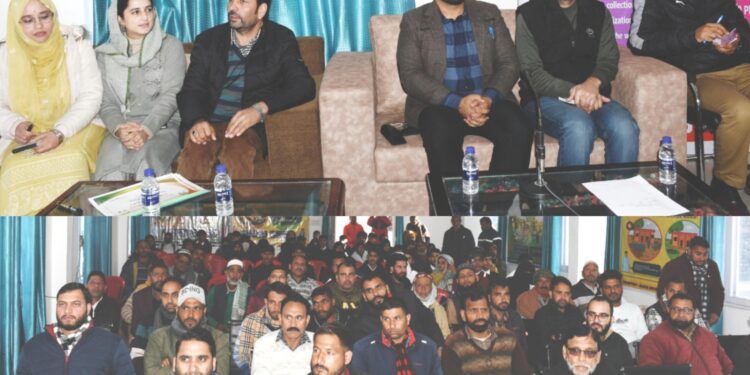 DC Rajouri highlights Environmental Conservation at Awareness Programme on SWM in Manjakote