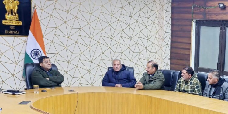 DC Kishtwar holds interaction with senior citizens to address key issues