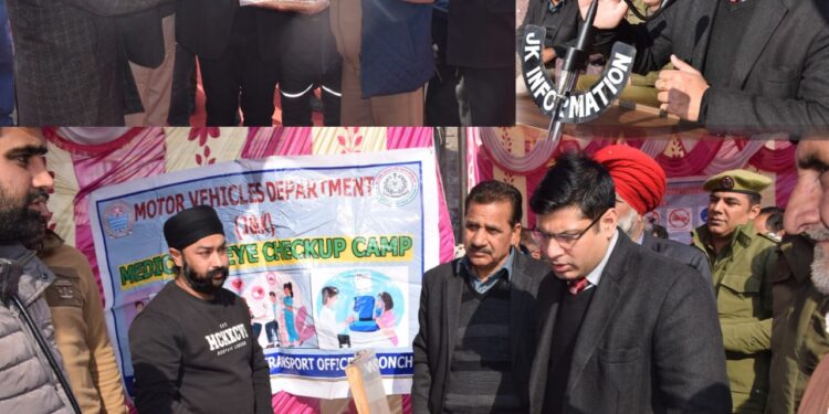 MVD organises health checkup, awareness camp at Poonch