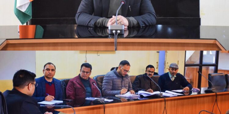 Deputy Commissioner reviews development works in Municipal Councils of Poonch, Surankote