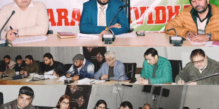 DC Rajouri reviews performance of Rural Development Department