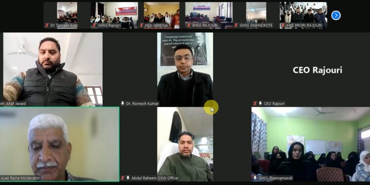 CEO Rajouri organizes online panel discussion on Nasha Mukt Abhiyan
