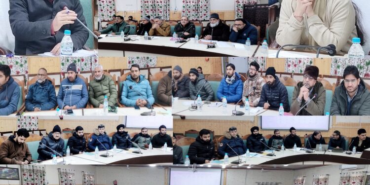 DDC Kup, MD JJM review progress under Jal Jeevan Mission at Kupwara
