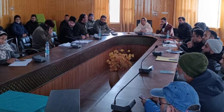 Chairperson DDC B’la reviews dev projects & Saturation of Schemes in Pattan
